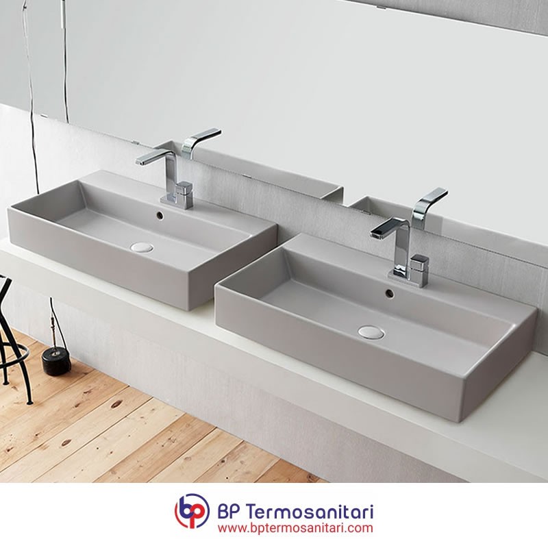 Lavabo rettangolare 80 - Collezione Smile