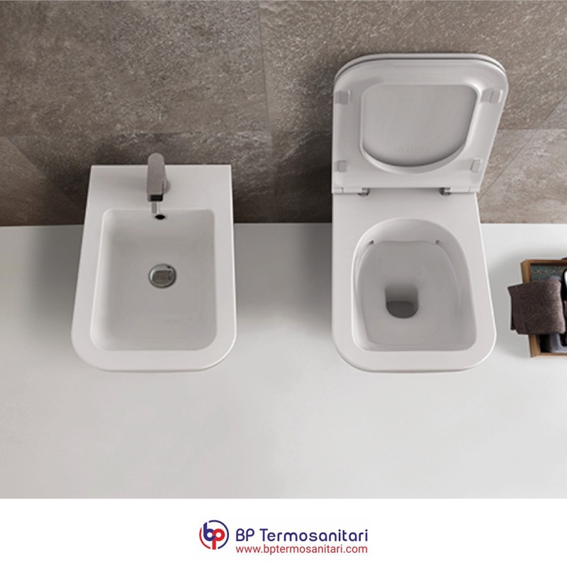 Vaso sospeso SENZABRIDA® STS05 Collezione Stone Globo Bp Termosanitari