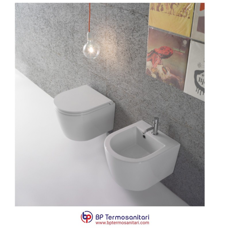 Bidet sospeso FOS12 Collezione Forty3 Globo Bp Termosanitari