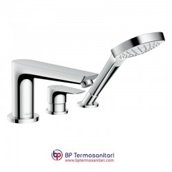 Talis E Rubinetteria 3 fori bordo vasca con Secuflex