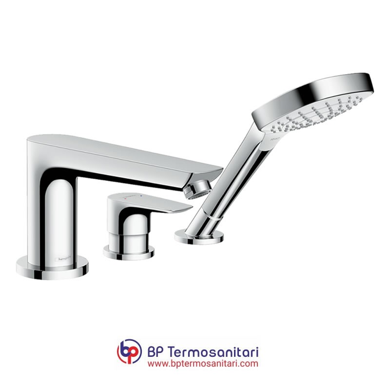 Talis E Rubinetteria 3 fori bordo vasca con Secuflex