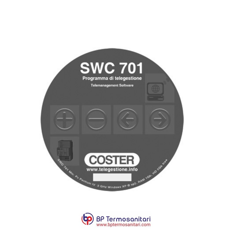SWC 701 Programma per telegestione Gruppo coster Bp Termosanitari