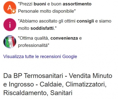 DICONO DI NOI ... ecco a voi alcune tra le ultime e migliori recensioni -  Prezzi ottimi! all'Ingrosso e al Dettaglio